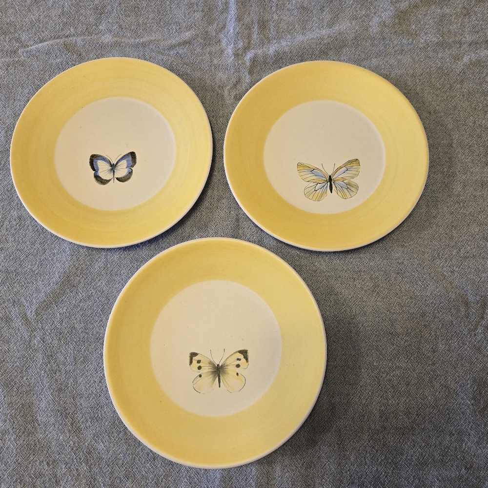 Vintage Marcel Guillot Butterfly Dishes, France